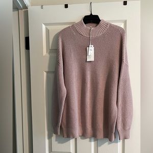 Womens mock neck sweater